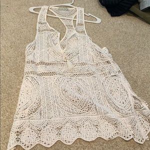 Lace coverup